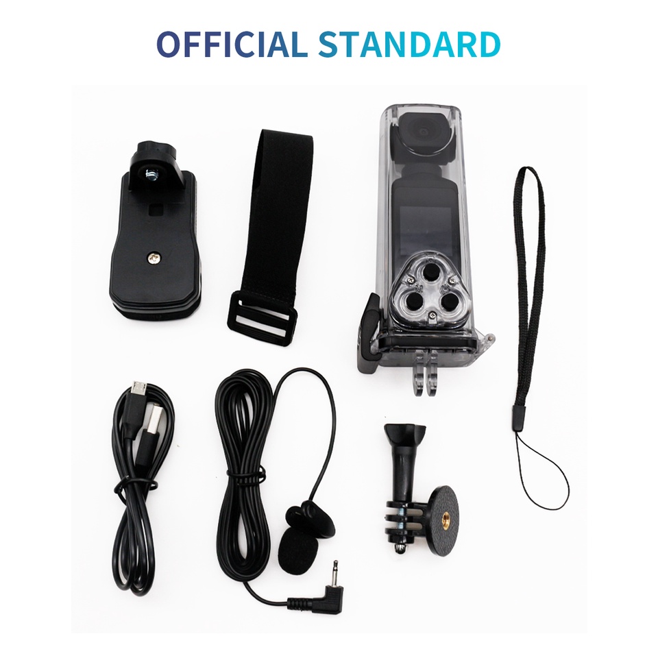 Camera Hành Trình HD Màn Hình LCD 1.3 "HD 270° Camera Thể Thao Mini Kết Nối Wifi, Có Thể Xoay Được, Chống Thấm Nước, Kèm Vỏ