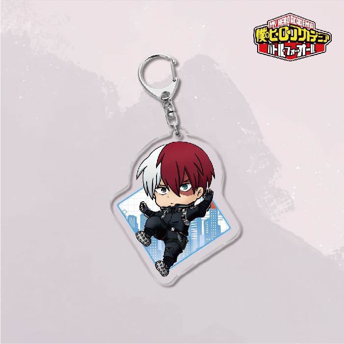 ( CITY HÌNH THOI ) Móc khóa BOKU NO HERO ACADEMIA Học Viện Anh Hùng anime chibi