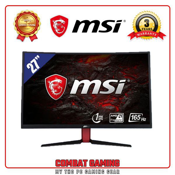 Màn Hình Cong MSI OPTIX G27C4 27"/165Hz/1ms/FreeSync