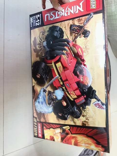 BỘ XẾP HÌNH THÔNG MINH NONLEGO NINJA XE CHIẾN