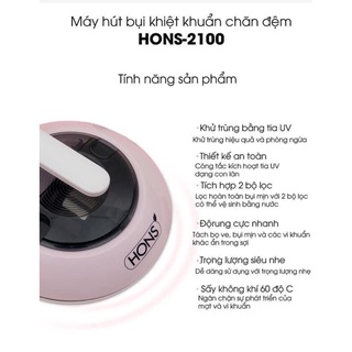 Máy hút bụi chăn nệm HONS 2100