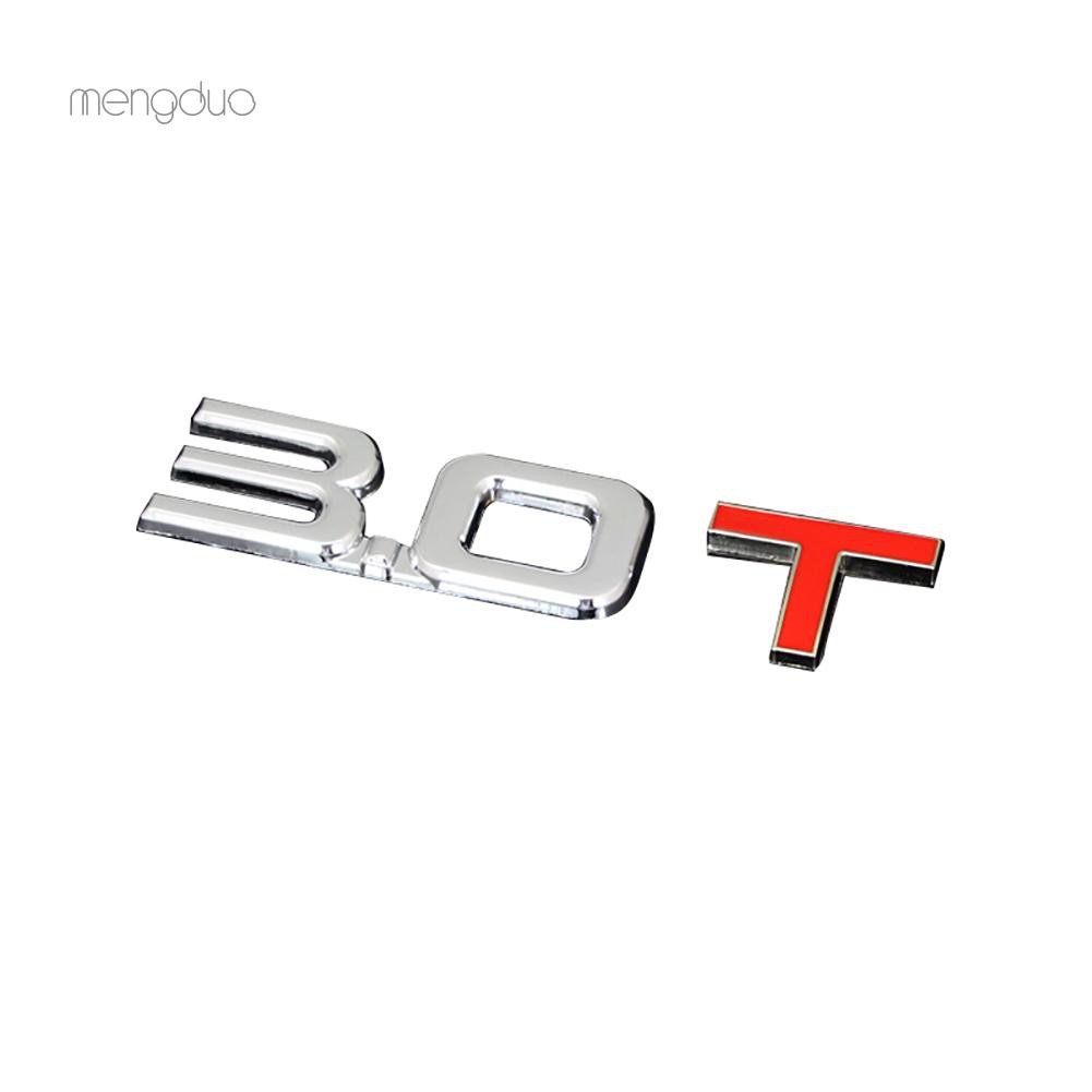 Logo 3D dán trang trí xe hơi bằng kim loại hình chữ số 1.6 1.8 2.0 3.0T | BigBuy360 - bigbuy360.vn