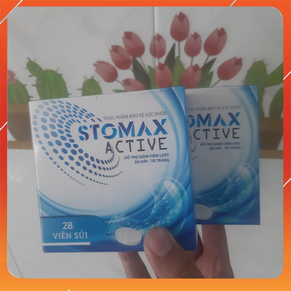 VIÊN SỦI STOMAX ACTIVE - Đẩy Lùi Cơn Đau Cho Dạ Dày Khỏe Mạnh Loại Bỏ Trào Ngược Ợ Chua - [CHÍNH HÃNG HỘP 28 VIÊN SỦI] | BigBuy360 - bigbuy360.vn