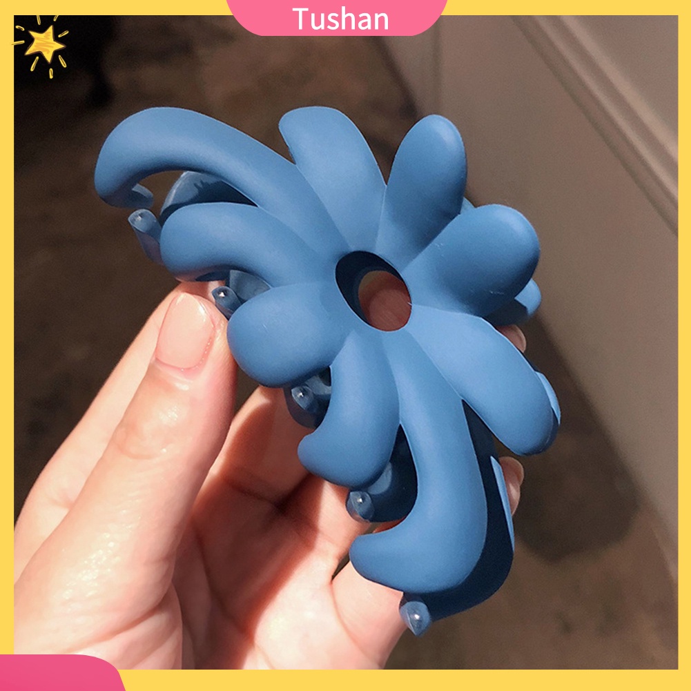 Kẹp tóc càng cua thiết kế hoa màu sắc kẹo ngọt thời trang dành cho nữ