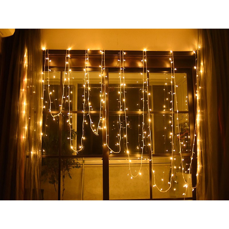 Dây Đèn Led Kim Cương 50 mét -đèn nháy Trang Trí Quán Cafe, Nhà Hàng, Trà Chanh, Công Viên, Quấn Cây