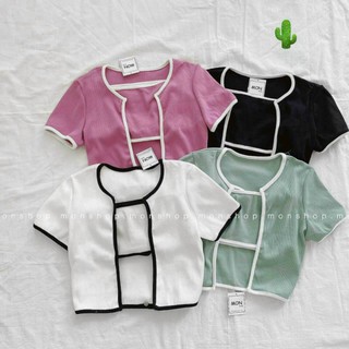 SET ÁO CROPTOP 2 MÓN (ÁO ỐNG + KHOÁC) HOTTREND CỰC ĐẸP