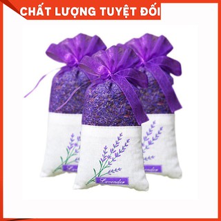 Túi Thơm Treo Phòng, Tủ Quần Áo, Xe Hơi Nụ Hoa Lavender Pháp, Túi thơm treo xe hơi, Túi khử mùi treo tủ quần áo