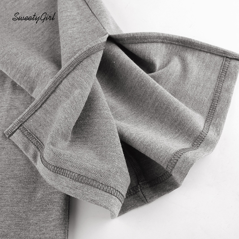 Quần Thể Thao Nữ Dài Lưng Cao Ống Rộng Thời Trang