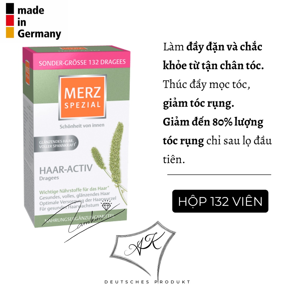 [ Hàng Đức ] Ngăn ngừa rụng tóc, đẹp da Merz spezial dùng được cả cho mẹ sau sinh - Hàng nội địa Đức