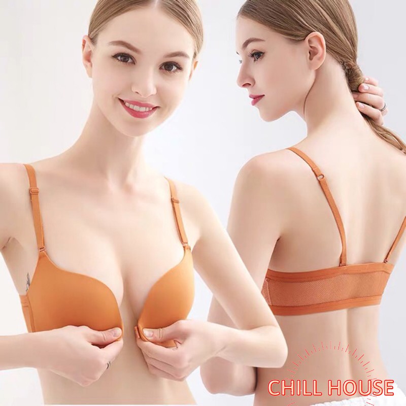 HÓT-Áo Lót Cài Trước Su Mỏng Không Gọng Mặc Cực Êm A27 - CHILLHOUSE