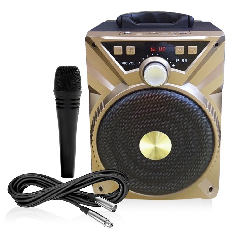 LOA KARAOKE BLUETOOTH P88 / P89 XÁCH TAY (TẶNG MIC CÓ DÂY)