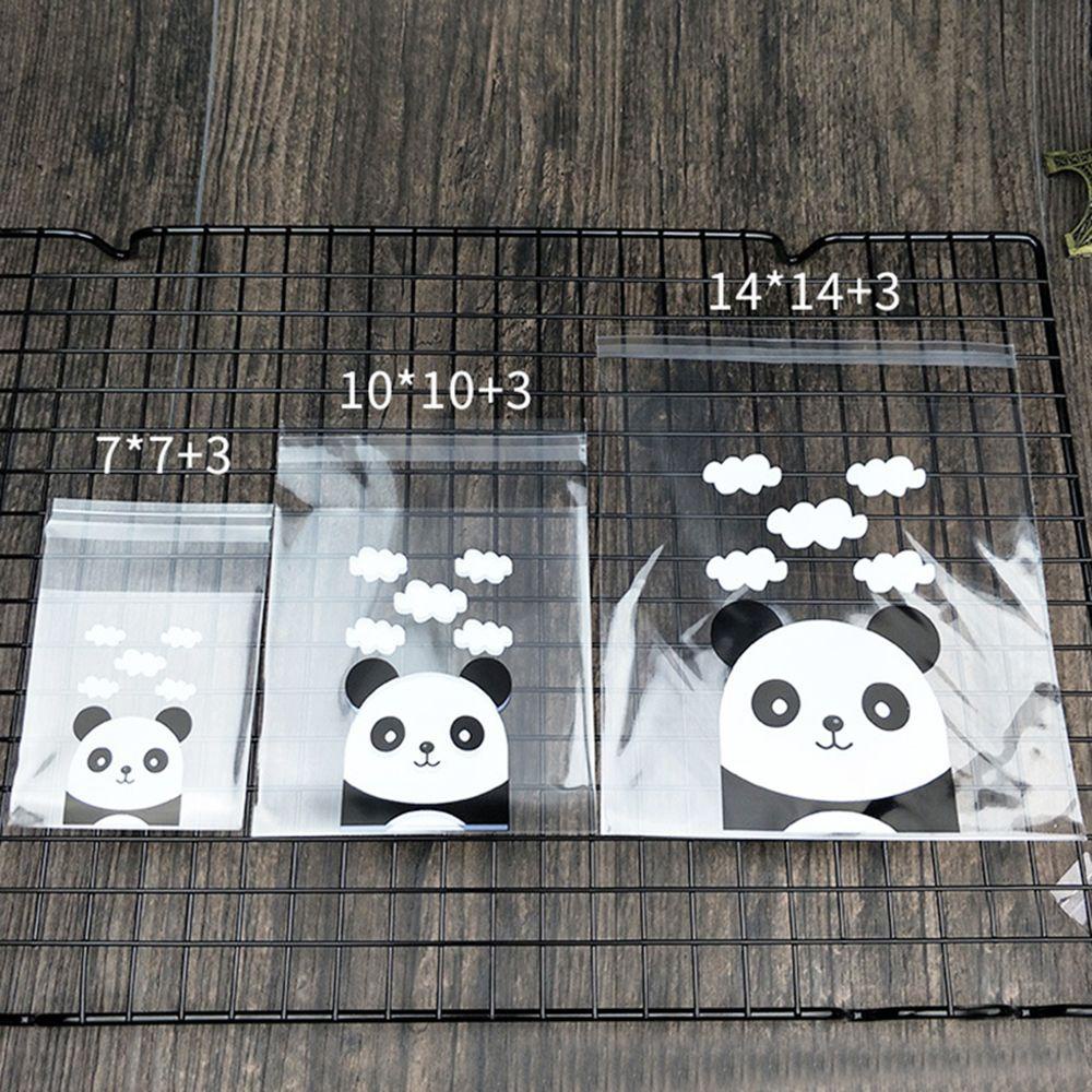 FAY Set 100 Túi Đựng Kẹo Hình Gấu Trúc Chất Lượng Cao
