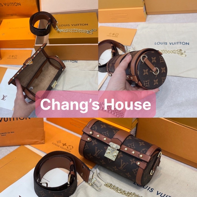 Túi đeo W266-19 Lv Papillon Trunk Bag full box kèm túi vải hãng cá tính dễ phối đồ như chị Hằng♥️