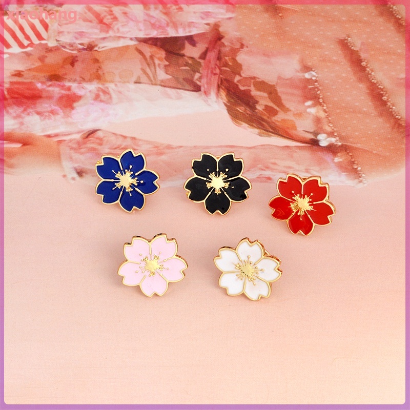 Trâm Cài Áo Hình Hoa Anh Đào Hoạt Hình Dễ Thương