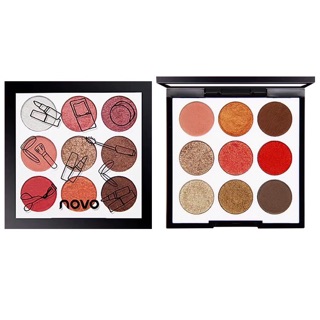 Phấn Mắt Novo 9 Ô Shimmer Eyeshedow