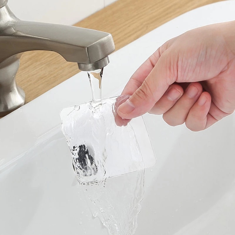 Móc Dán Tường Trong Suốt Hai Mặt Tiện Dụng