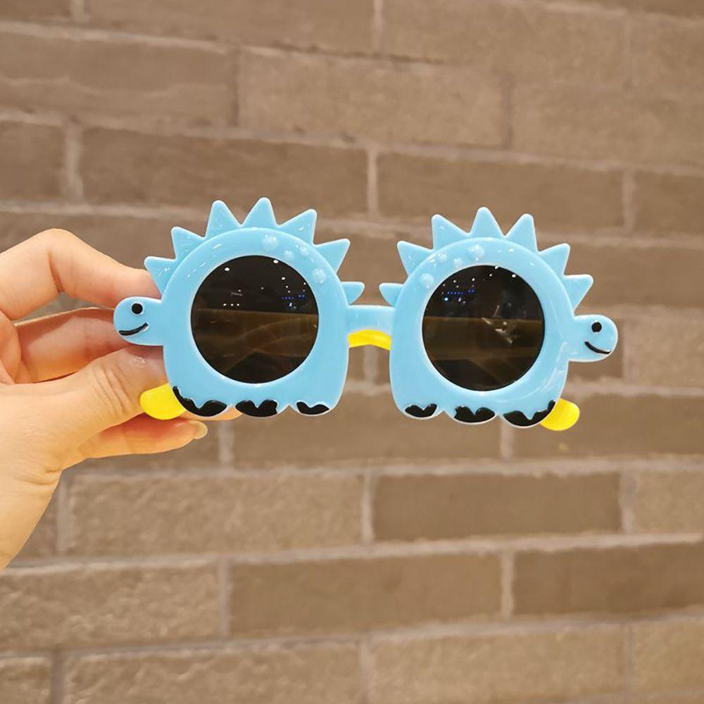 Kính Chống Bức Xạ Mắt Gọng Tròn Họa Tiết Khủng Long Hoạt Hình Cho Nam Và Nữ