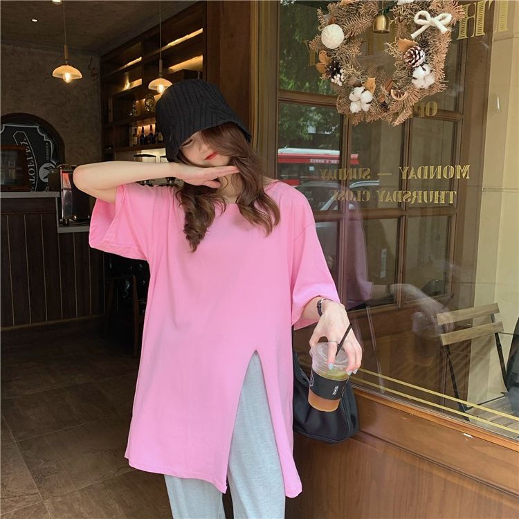 Áo Thun Dáng Rộng Thiết Kế Mới Thời Trang Theo Phong Cách Hàn Quốc Dành Cho Nữ
