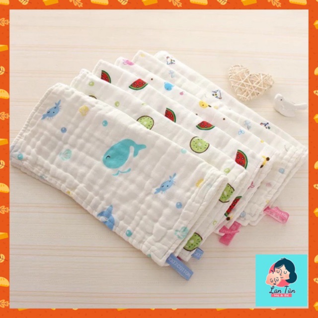 KHĂM XÔ SIÊU MỀM 6 LỚP, KHĂN XÔ COTTON AN TOÀN