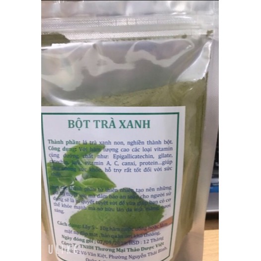 BỔT TRÀ XANH NGUYÊN CHẤT 500G