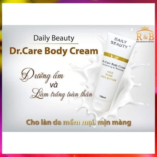 [Siêu Mê]Kem dưỡng thể Daily Beauty Dr.Care Body Cream Hàn Quốc- Kem dưỡng ẩm, dưỡng trắng da toàn thân