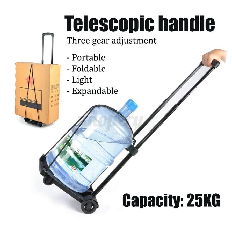 Xe kéo hàng đa năng gấp gọn tiện dụng tải trọng 25kg (Nhập khẩu và phân phối bởi Hando)