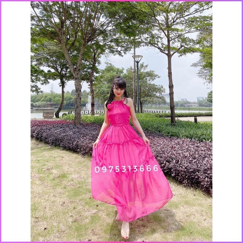 Đầm Maxi Cổ Yếm, Váy Maxi Lệch Vai V94, Chất Voan Mềm Mướt, Nhiều Màu Đính Hoa, Cho Dáng Dài Miên Man, Mẫu Hot Nhất | BigBuy360 - bigbuy360.vn