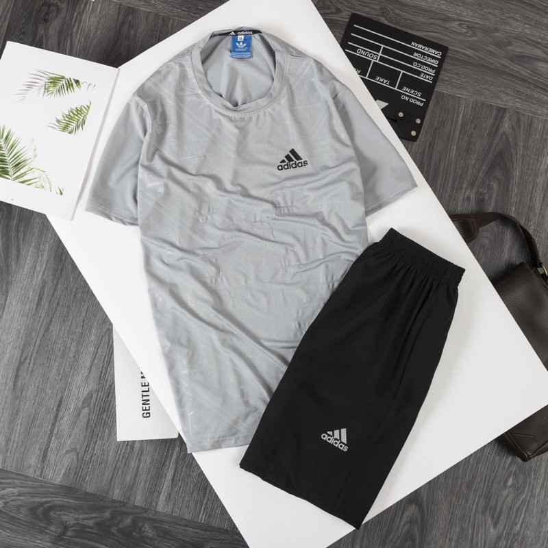 BỘ THỂ THAO NAM CỔ TRÒN VÂN CHÌM | BigBuy360 - bigbuy360.vn