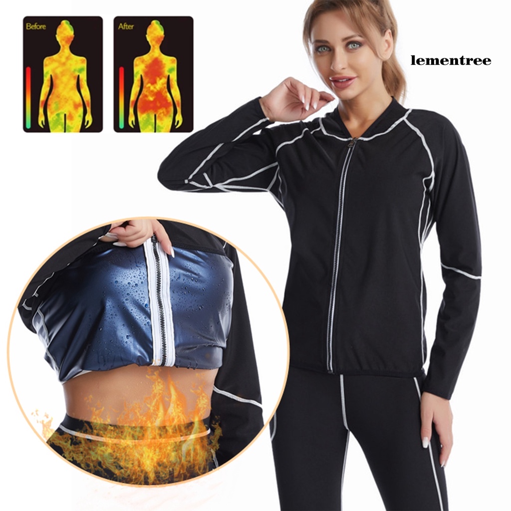 Áo khoác xông hơi kèm quần dài thấm hút mồ hôi thoải mái giảm cân | BigBuy360 - bigbuy360.vn
