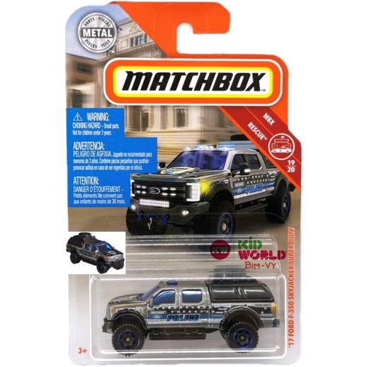 Xe mô hình Matchbox bán tải '17 Ford F-350 Skyjacker Super Duty FYR74.