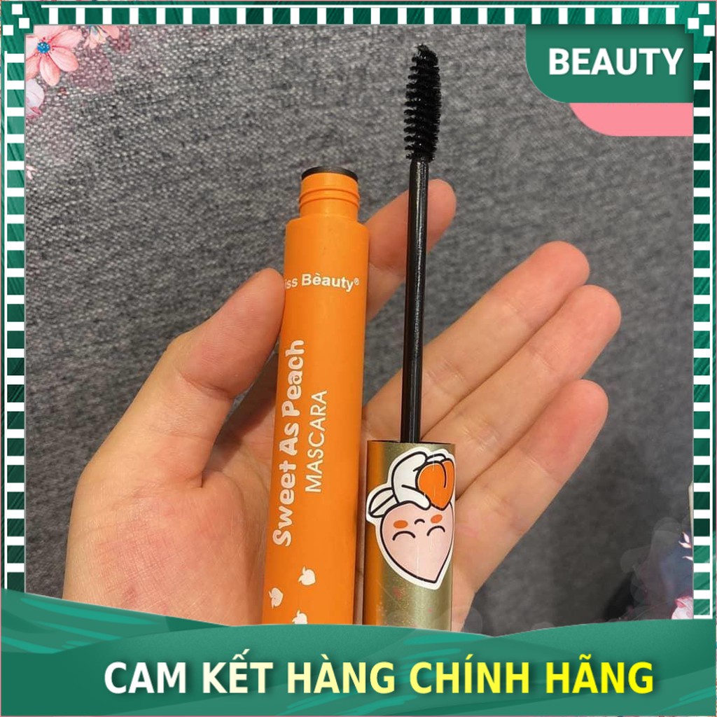 Mascara đào Kiss Beauty Thái Lan, dưỡng mi dài, đen nhánh