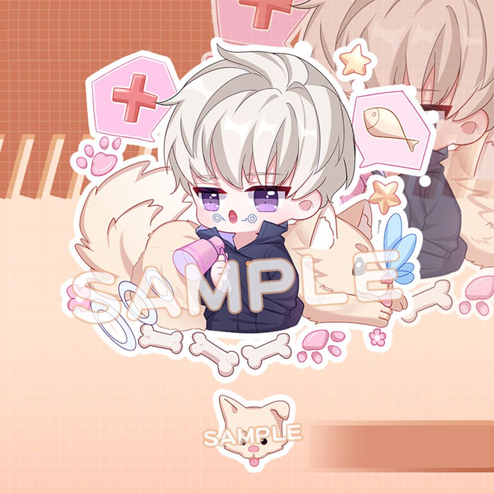 Móc khóa bằng acrylic hình nhân vật anime Fushiguro Megumi Yuji Itadori