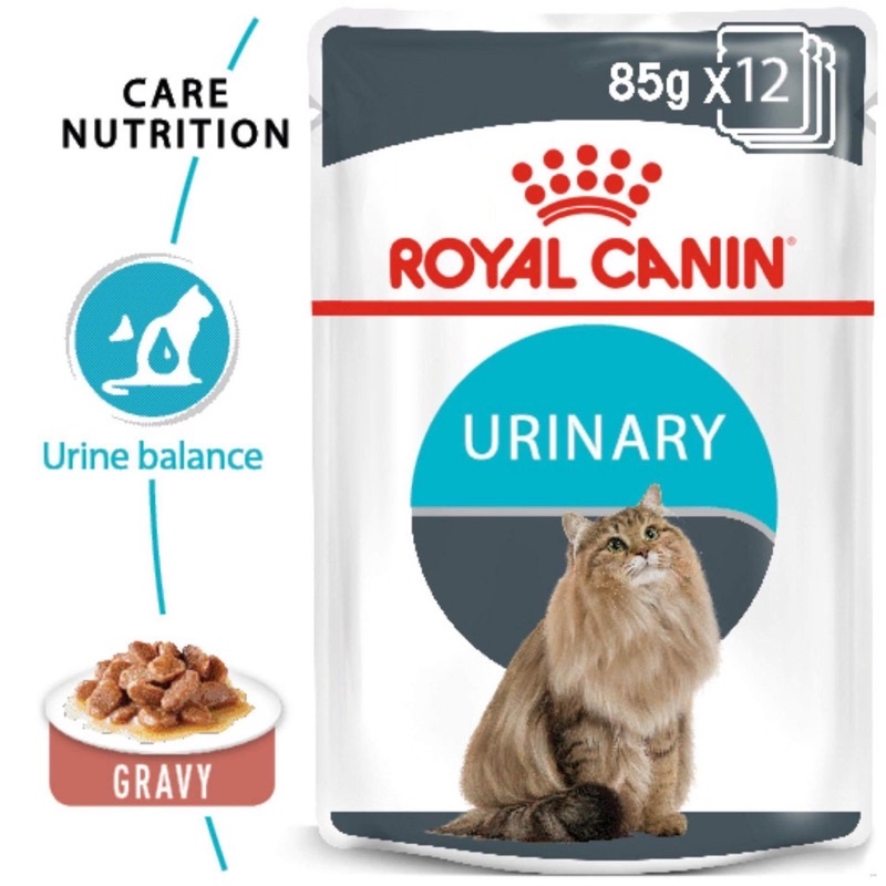 Pate royal canin urinary - Thức ăn ướt dinh dưỡng hỗ trợ tiết niệu cho mèo túi 85gr Gravy