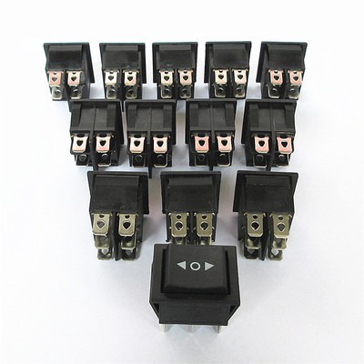 Công tắc rocker KCD4 4 chấu/ 6 chấu có đèn sáng/ không có đèn 16A 250V 25*31mm tiện lợi