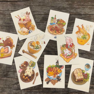 SET TRANH DÁN TƯỜNG CHỦ ĐỀ ĐỒ ĂN