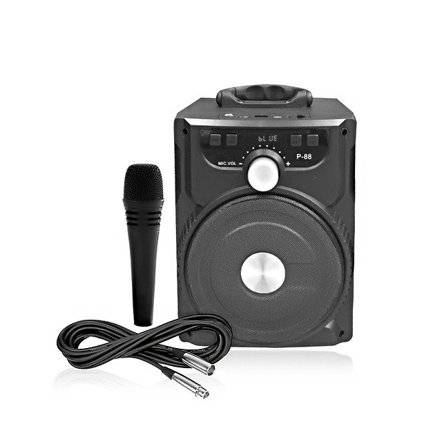 Loa bluetooth hát Karaoke Xách tay P88 – P89 tặng kèm Micro Frofit