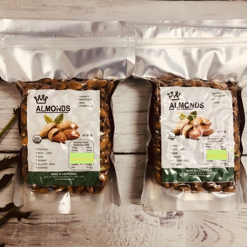 Hạnh nhân rang chín vị tự nhiên California 500g | BigBuy360 - bigbuy360.vn