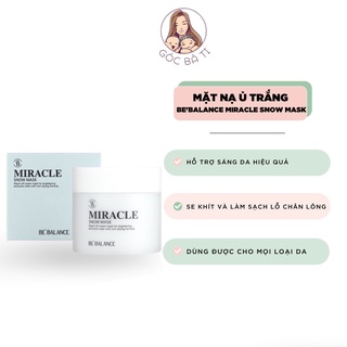Mặt nạ ủ trắng BEBALANCE Miracle SNOW MASK