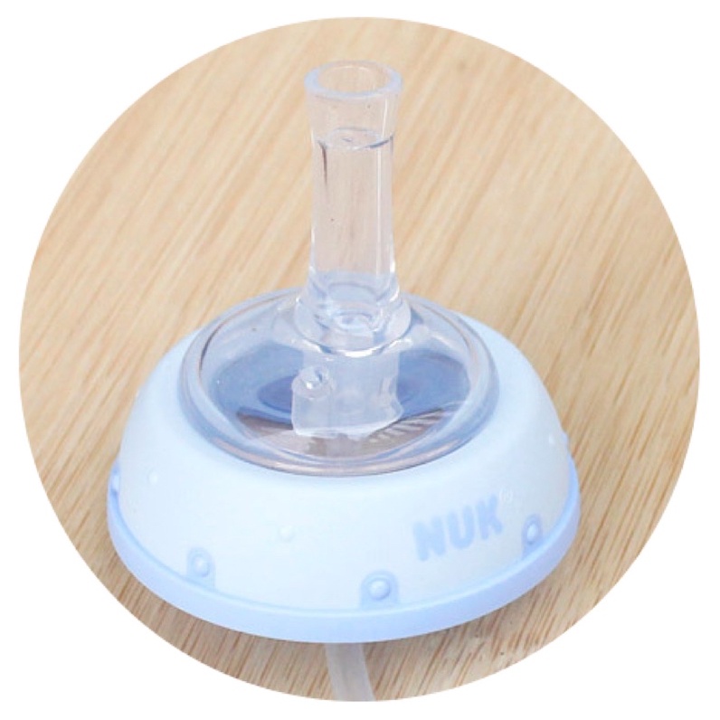 Ống hút bình sữa thay thế núm ti bình sữa Nuk cổ rộng (không kèm bình)