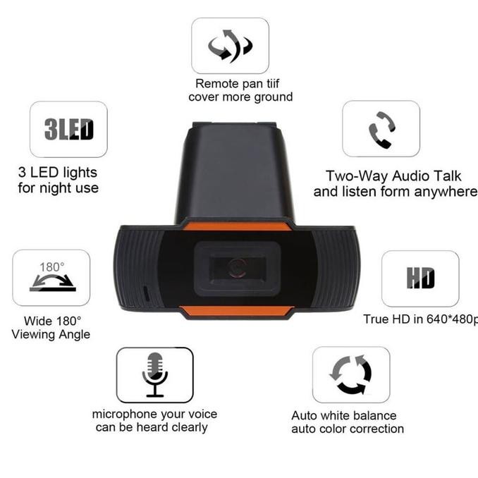 Webcam Hd 720p Usb 2.0 Cho Pc Laptop | BigBuy360 - bigbuy360.vn