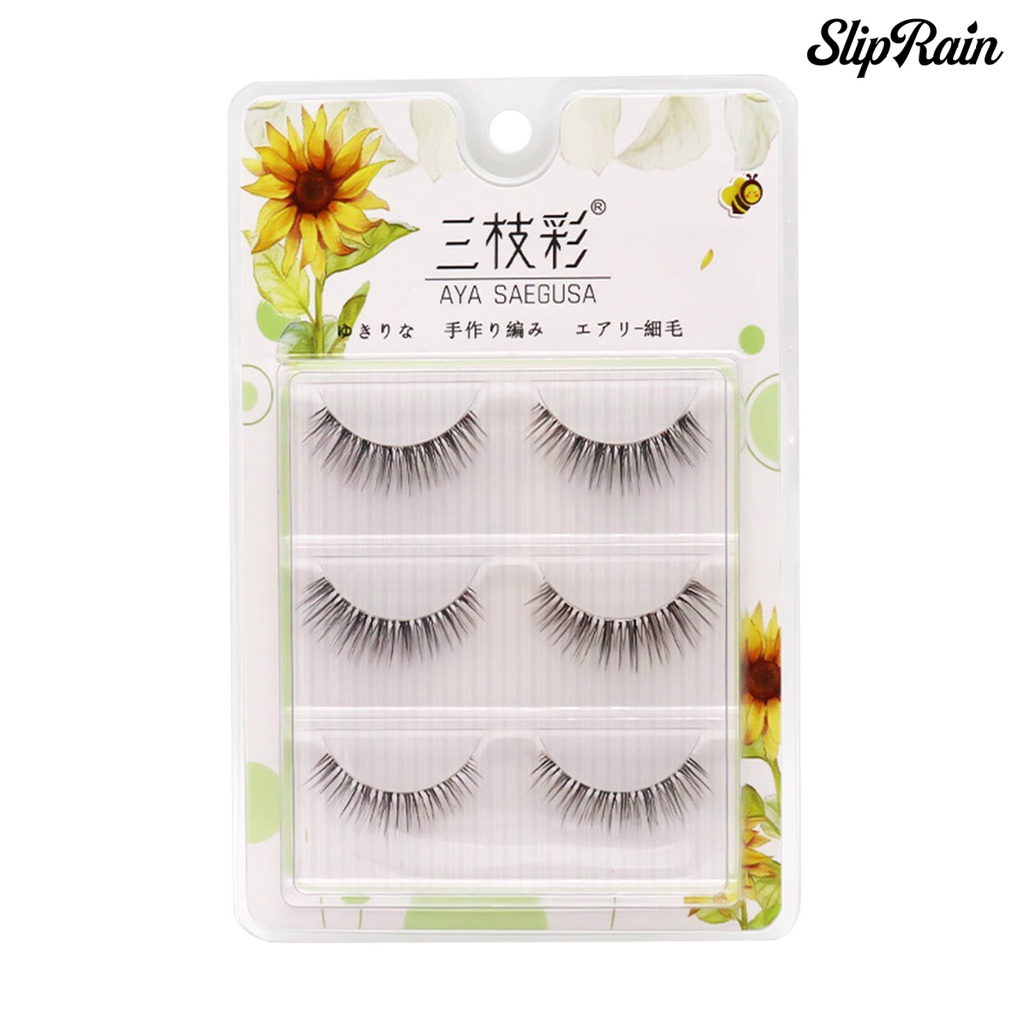 Set 3 cặp lông mi giả sợi mềm tự nhiên dành cho nữ | BigBuy360 - bigbuy360.vn