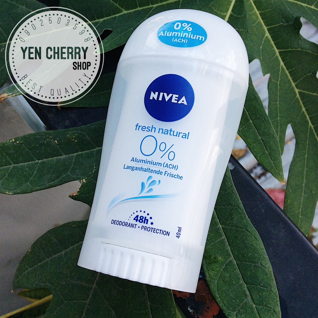 Sáp Khử Mùi NIVEA Fresh Natural Hương Tự Nhiên 40ml