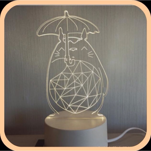 Đèn trang trí để bàn đẹp - Đèn ngủ 3D mới lạ - Quà tặng trang trí ý nghĩa