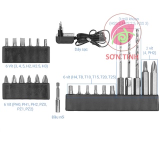 Bộ vặn ốc vít pin Tolsen 79010