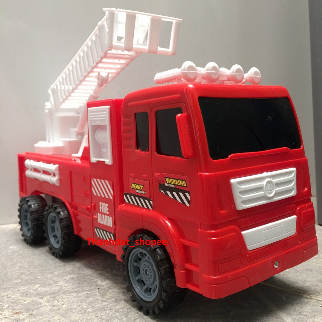 Xe Ô Tô Cứu Hỏa Thang Rút - Đồ Chơi Mô Hình Bruder Tomica xe cứu hỏa chất liệu hợp kim, nhựa ABS an toàn