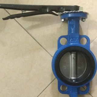 Van nước, van khóa dạng bướm, kẹp DN100 (Tay gạt)