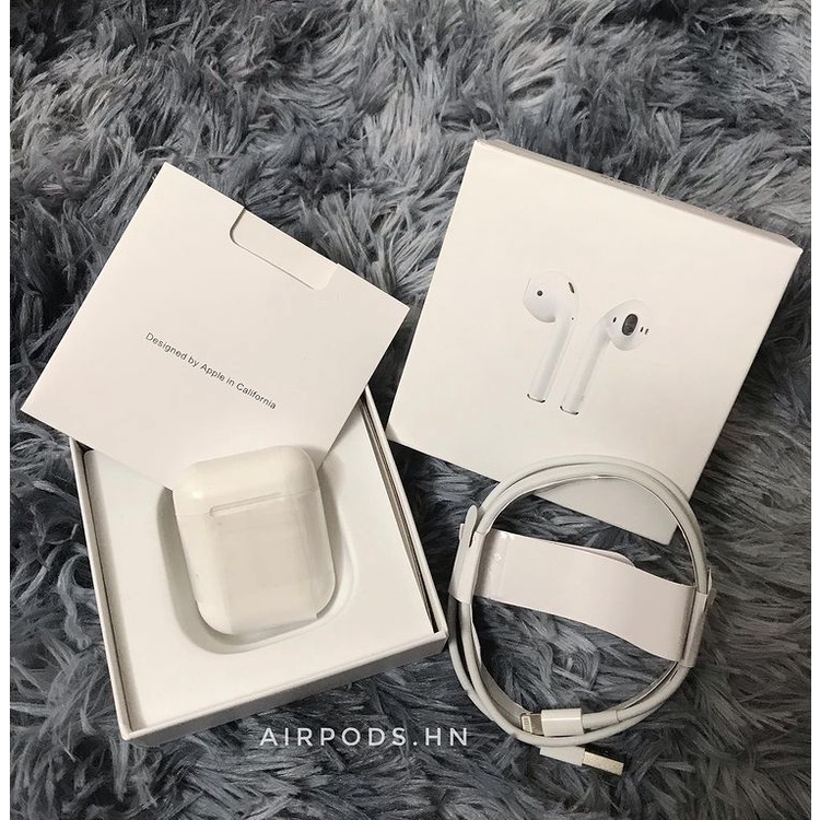 Tai nghe Airpod 2 chống ồn xuyên âm cảm biến tốt dung lượng pin trâu tích hợp sạc nhanh chơi game nghe nhạc