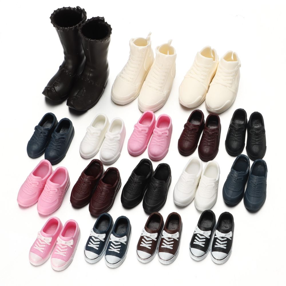 Giày thể thao 16cm bằng nhựa PVC cho búp bê 2~3.5cm 1/3 1/4