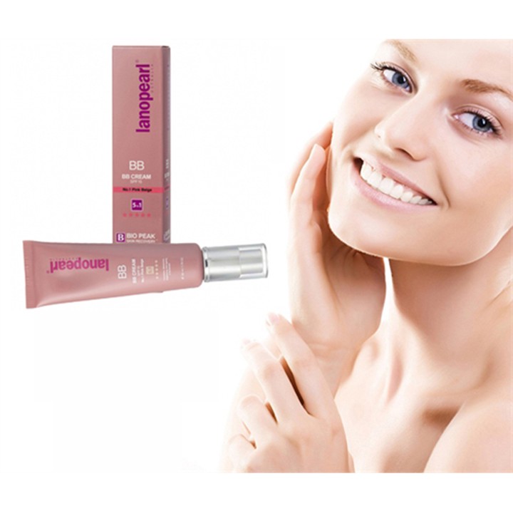Kem che khuyết điểm 5 trong 1 BB Cream Lanopearl Spf 15 No.1 Pink Beige 50ml | BigBuy360 - bigbuy360.vn