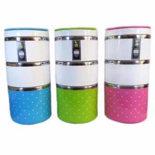 Cà Mên Giữ Nhiệt Chấm Bi Đường Kính 14cm